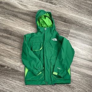 Boys North Face Jacket with fleece liner, size small (7/8)